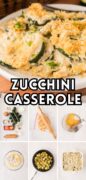 Zucchini Casserole Recipe Pinterest image