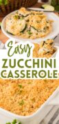 Zucchini Casserole Recipe Pinterest image