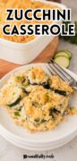 Zucchini Casserole Recipe Pinterest image