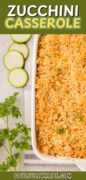 Zucchini Casserole Recipe Pinterest image