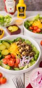Big Mac Salad Bowl Recipe pinterest image