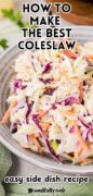classic coleslaw recipe pinterest image