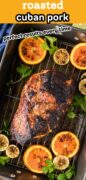 Cuban Roasted Pork Recipe pinterest image