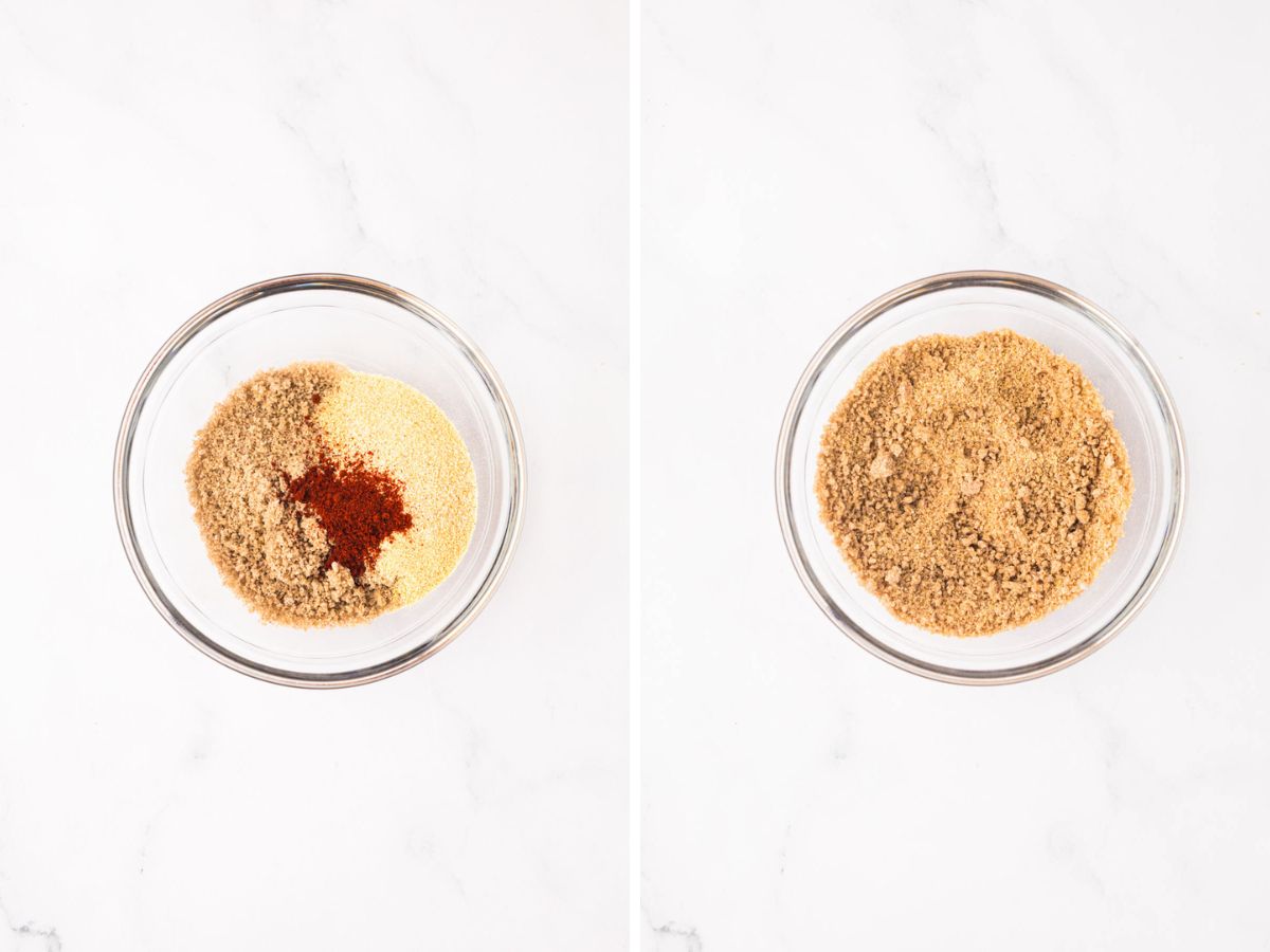 Rib seasoning mixed in a bowl.