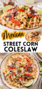 Mexican Street Corn Coleslaw Pinterest image