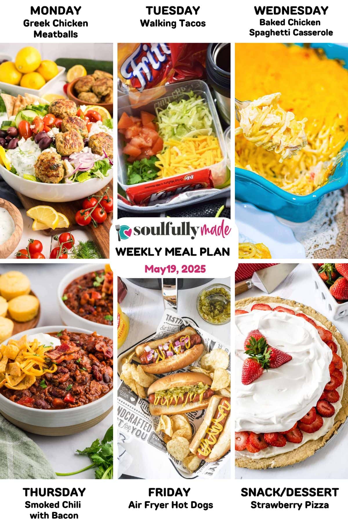Weekly Meal Plan May 19, 2025 graphic