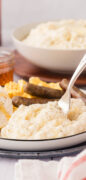Creamy Southern Grits Recipe Pinterest image