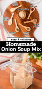 Homemade Onion Soup Mix Pinterest image