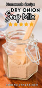 Homemade Onion Soup Mix Pinterest image