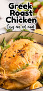 Greek Roast Chicken pinterest image