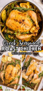 Greek Roast Chicken pinterest image