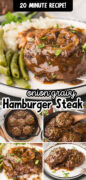 Hamburger Steak and Gravy Pinterest Image