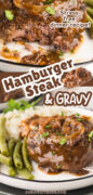 Hamburger Steak and Gravy Pinterest Image