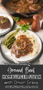 Hamburger Steak and Gravy Pinterest Image