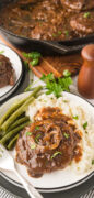 Hamburger Steak and Gravy Pinterest Image