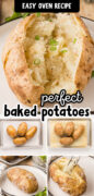 Oven Baked Potatoes Recipe Pinterest image