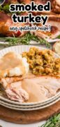 Spatchcock Smoked Turky Recipe Pinterest Image