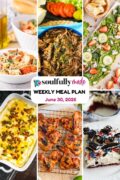 Soulfully Made weekly meal plan for June 30, 2025 Pinterest image.