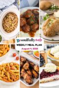 Soulfully Made weekly meal plan for July 28 2025 Pinterest image.