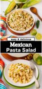 Mexican Street Corn Pasta Salad Pinterest image