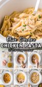 Slow Cooker Olive Garden Chicken Pasta Pinterest image