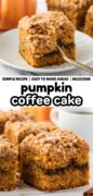 Pumpkin Coffee Cake Pinterest image