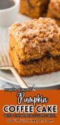 Pumpkin Coffee Cake Pinterest image