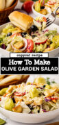 Copycat Olive Garden Salad Pinterest image