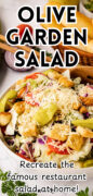 Copycat Olive Garden Salad Pinterest image