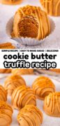 Cookie Butter Truffle Recipe Pinterest image