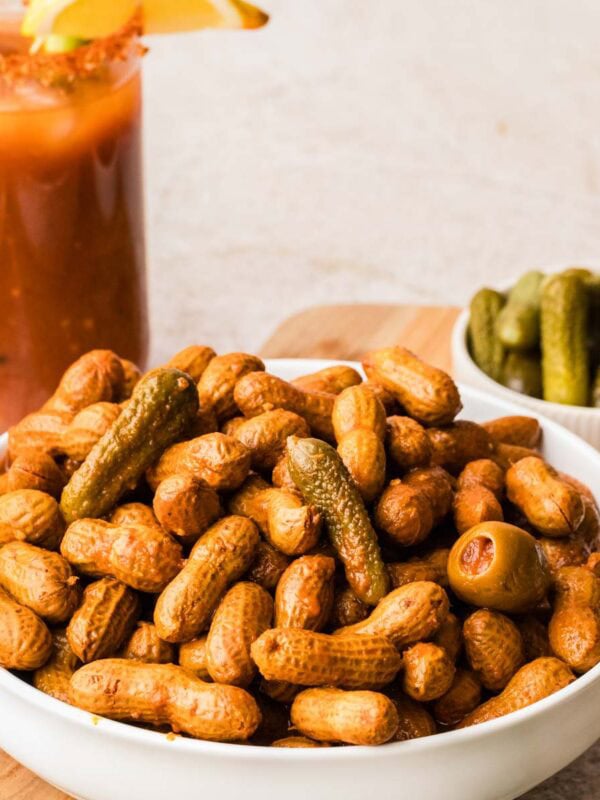 Bloody Mary Boiled Peanuts