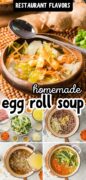 Egg Roll Soup Recipe Pinterest image