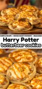 Harry Potter Inspired Butterscotch Cookies recipe Pinterest image