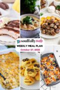 Soulfully Made weekly meal plan for October 27, 2025 image.