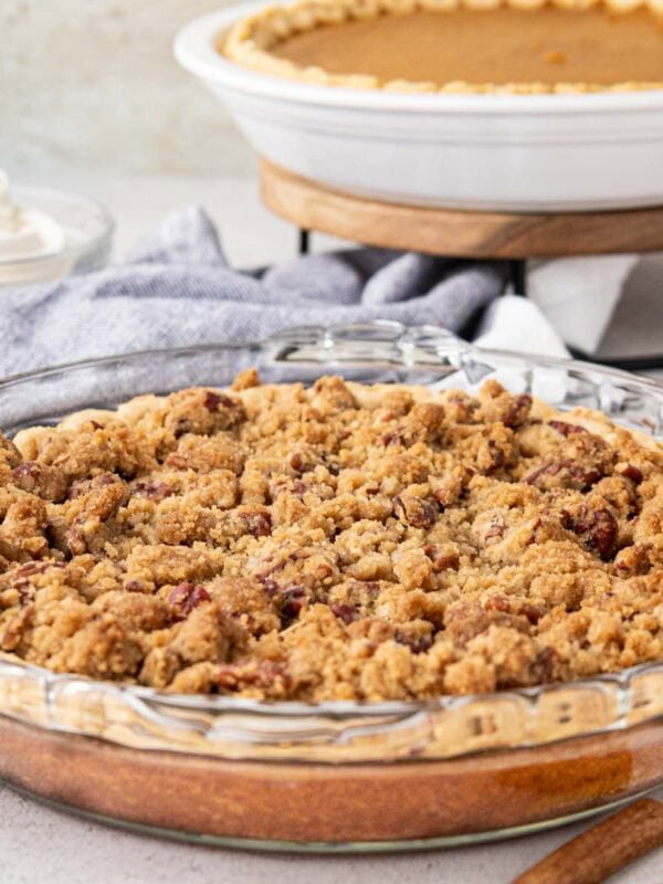 Sweet Potato Pie with Pecan Topping