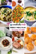 Soulfully Made weekly meal plan for November 10, 2025 image.