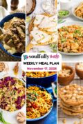 Soulfully Made weekly meal plan for November 17, 2025 image.