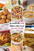 Soulfully Made weekly meal plan for November 24, 2025 image.