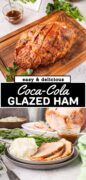 Coca Cola Glazed Ham Recipe Pinterest image