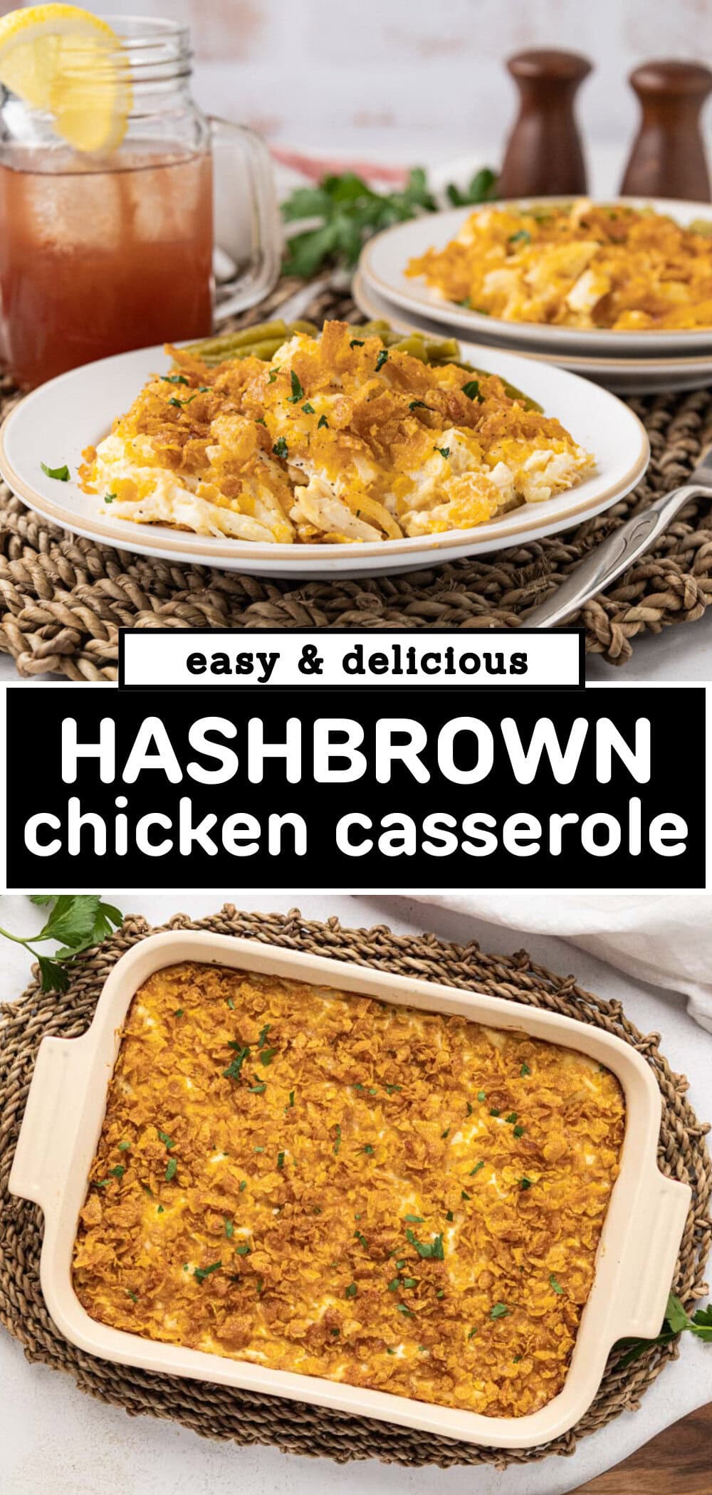 Chicken and Hashbrown Casserole - Soulfully Made
