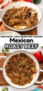 Mexican Pot Roast beef recipe Pinterest image
