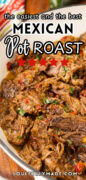 Mexican Pot Roast beef recipe Pinterest image