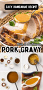 How To Make Pork Gravy Recipe Pinterest image