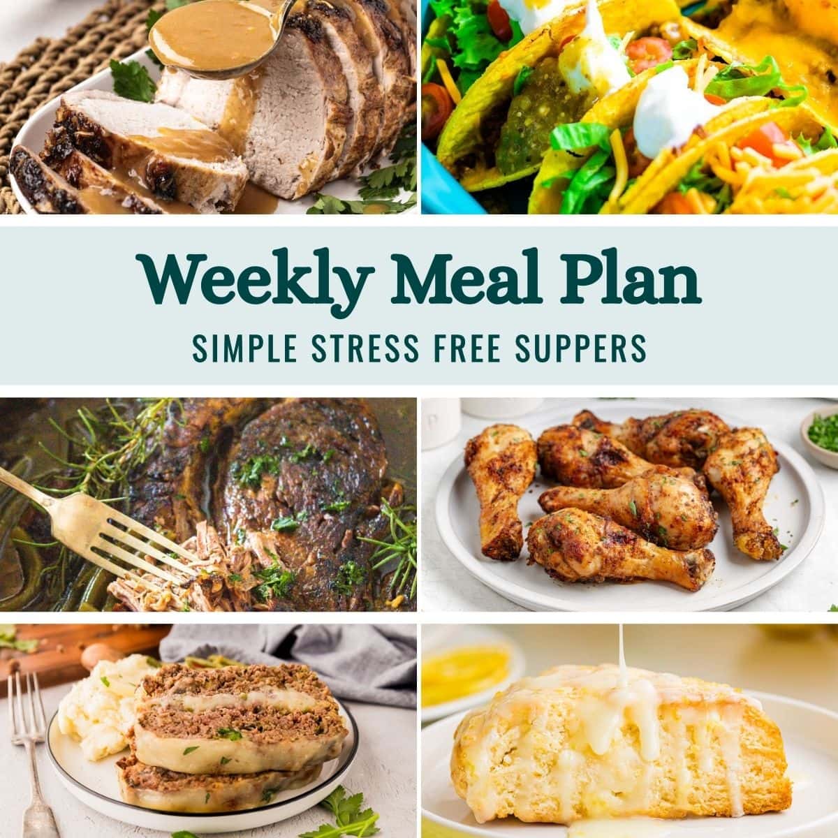 Weekly Meal Plan Menu for the Week of March 2, 2026 image graphic.