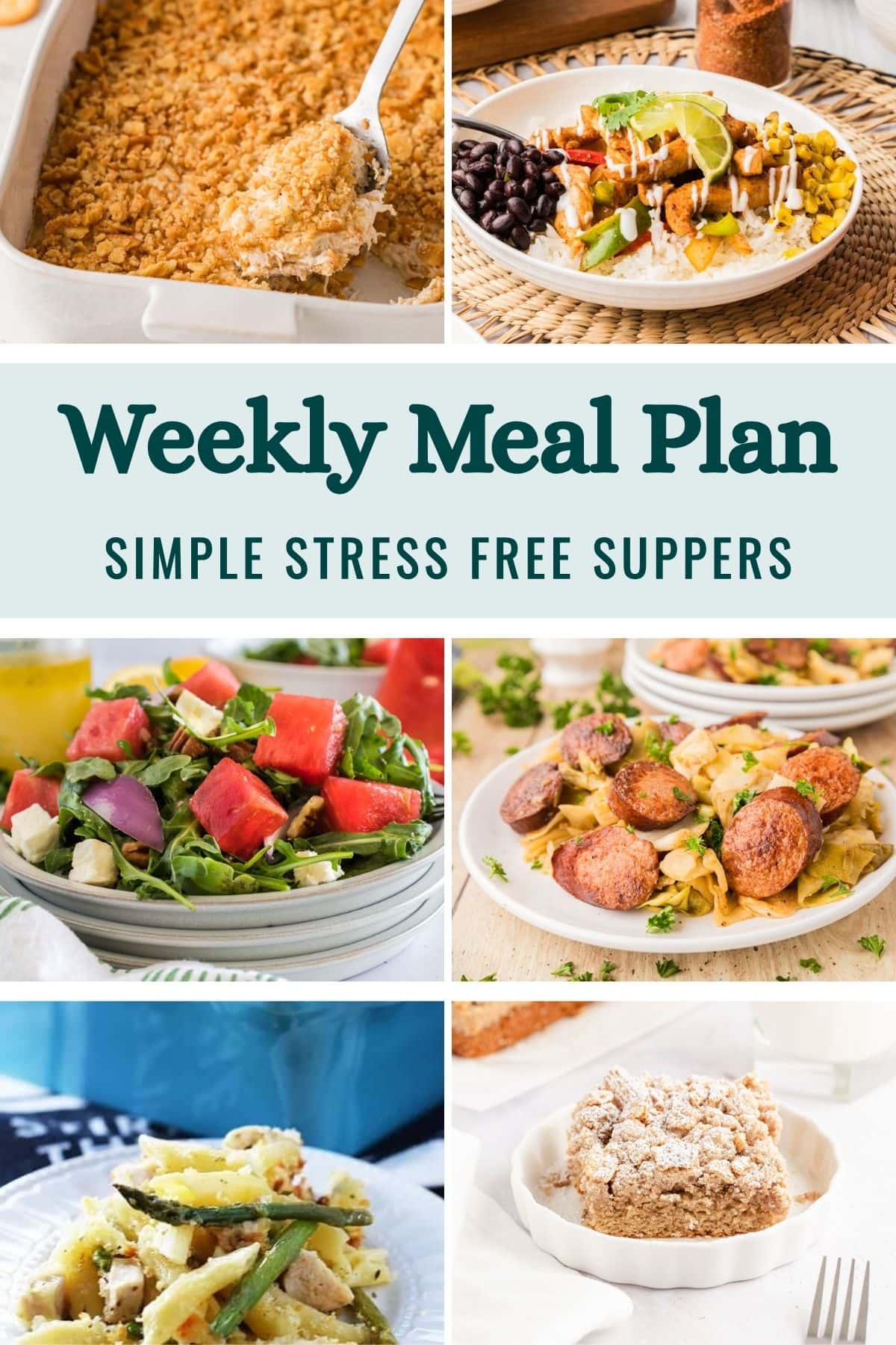 Weekly Meal Plan Menu for the Week of April 27, 2026 image graphic.