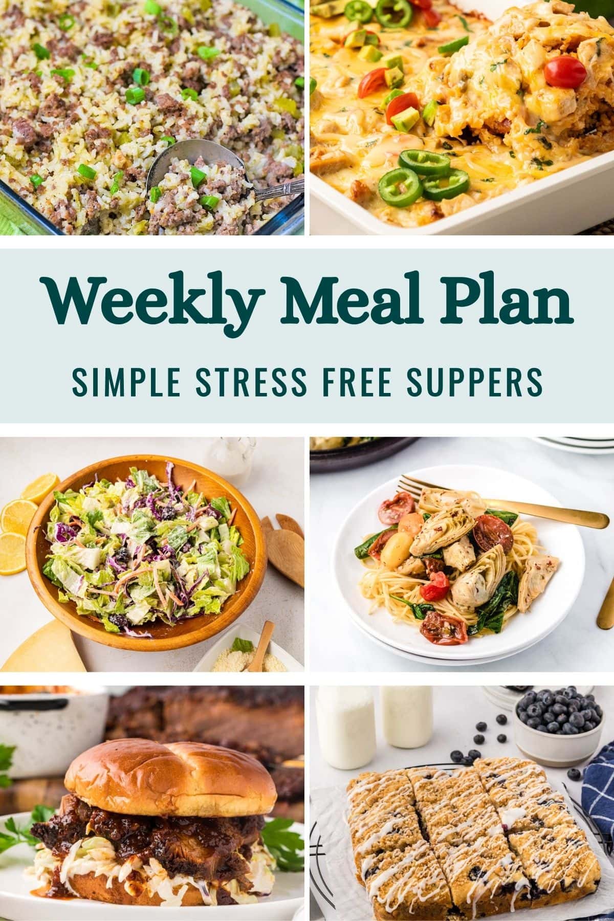Weekly Meal Plan Menu for the Week of April 20, 2026 image graphic.