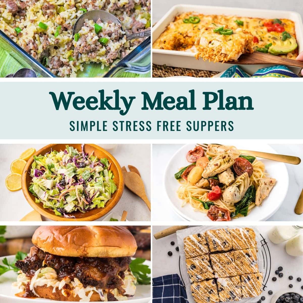 Weekly Meal Plan Menu for the Week of April 20, 2026 image graphic.