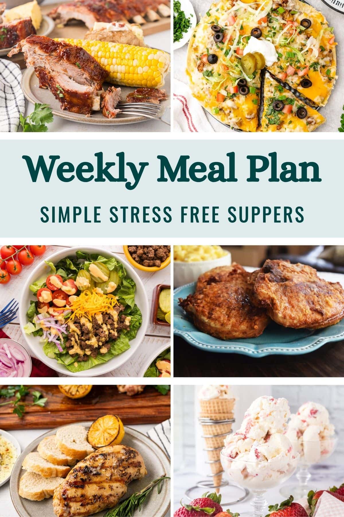 Weekly Meal Plan Menu for the Week of May 4, 2026 image graphic.
