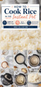 Instant Pot White Rice recipe and cooking method Pinterest image