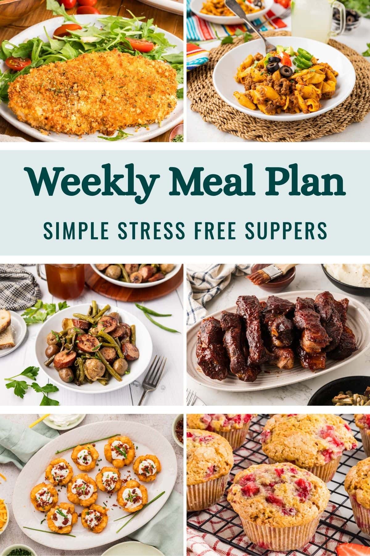 Weekly Meal Plan Menu for the Week of May 11, 2026 image graphic.
